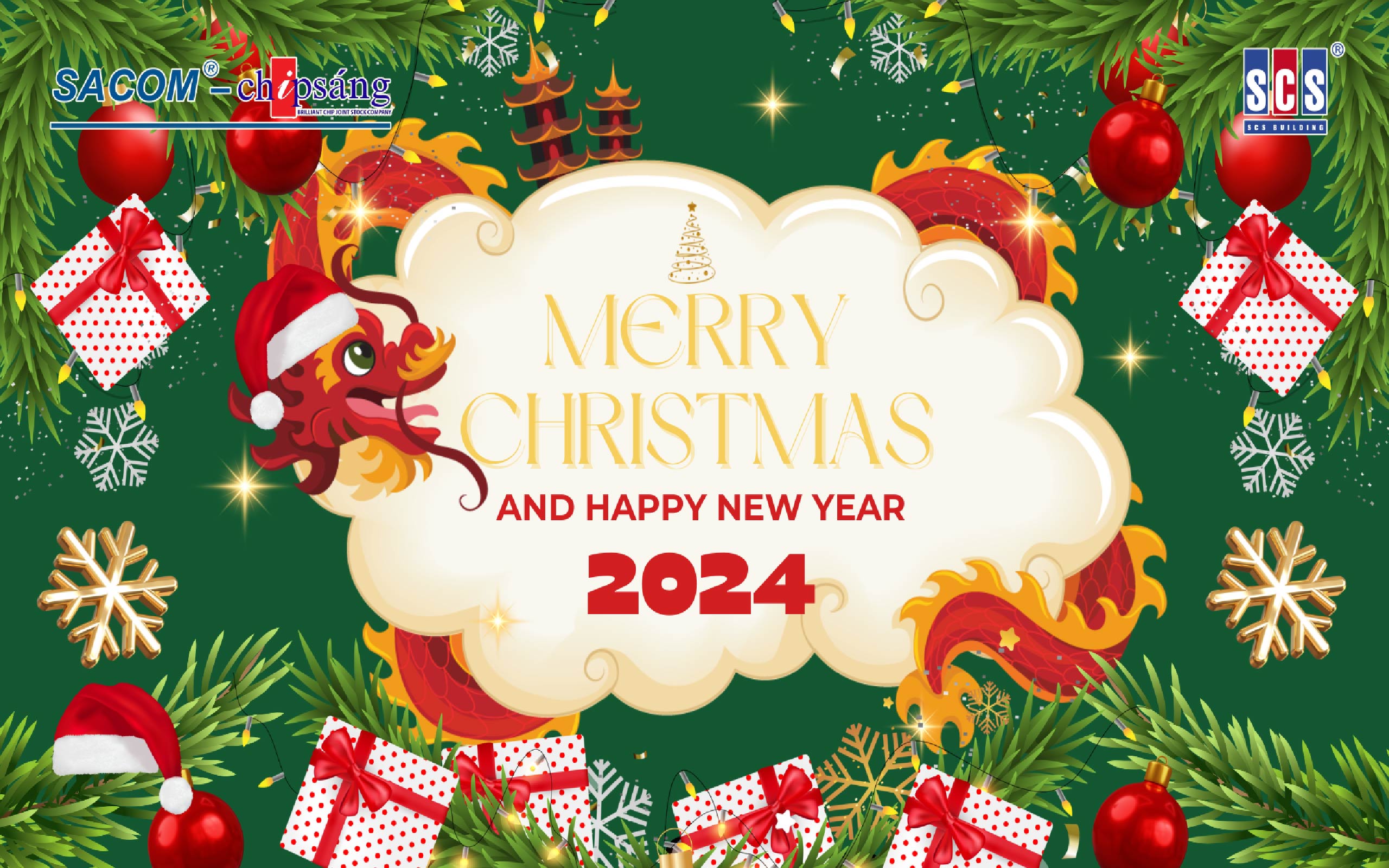 SACOM - CHIP SANG COMPANY LIMITED (SCS) WISHES CHRISTMAS AND WELCOME NEW YEAR 2024