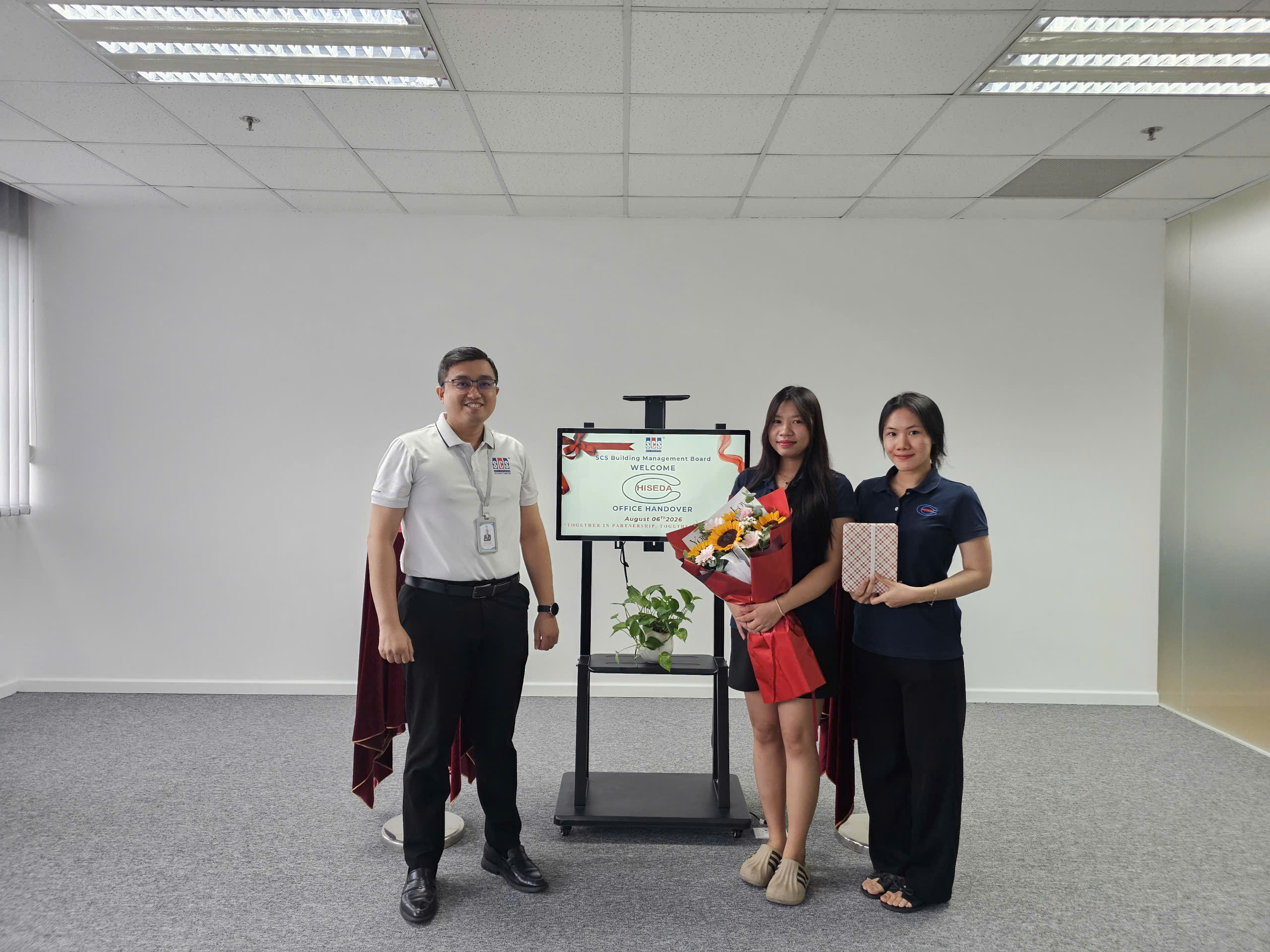 SCS CHÚC MỪNG CÔNG TY TNHH HISEDA MỞ RỘNG VĂN PHÒNG TẠI TẦNG 5 TÒA NHÀ SCS