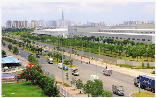 High-tech projects are connecting to Ho Chi Minh City.