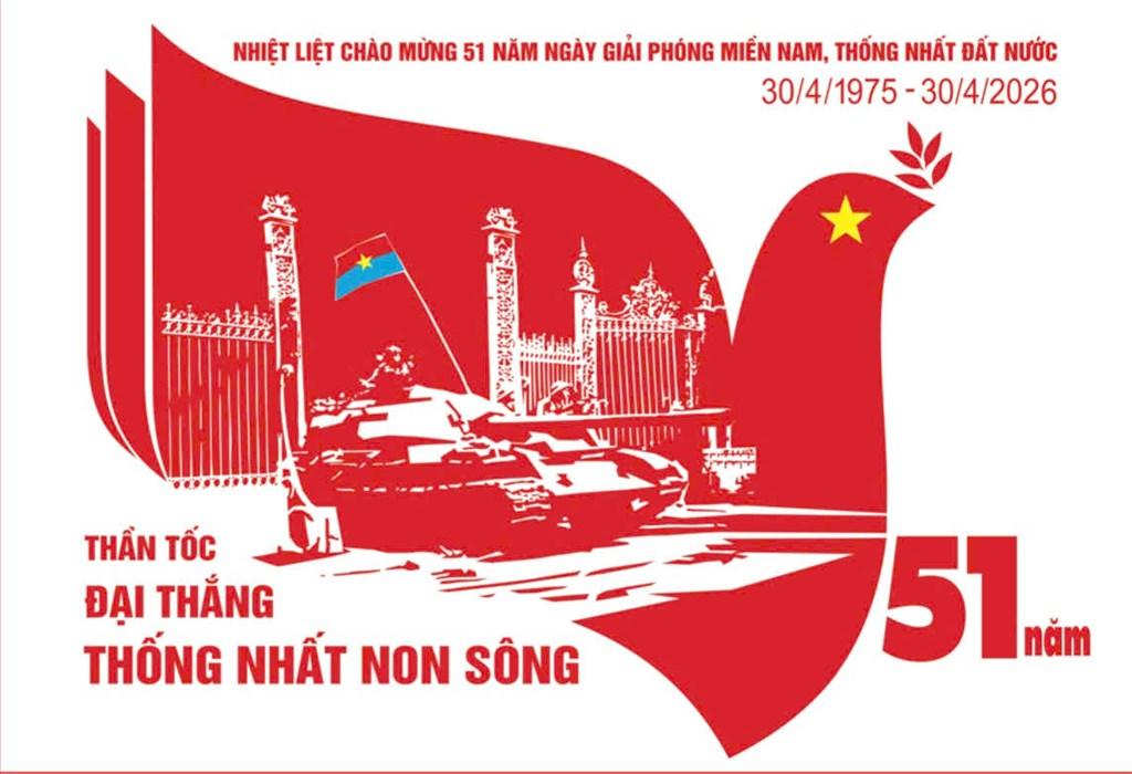 CHÀO MỪNG KỶ NIỆM 51 NĂM NGÀY GIẢI PHÓNG MIỀN NAM, THỐNG NHẤT ĐẤT NƯỚC