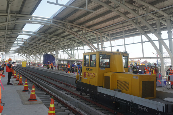 Preparing to energize Binh Thai transformer station for metro line 1