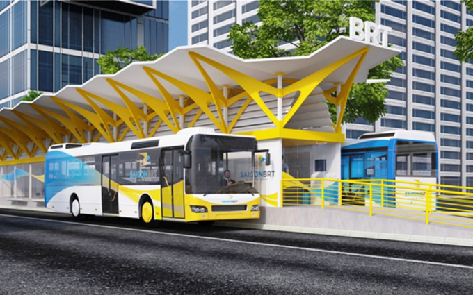 Đề xuất dùng xe điện cho buýt nhanh ở TP HCM