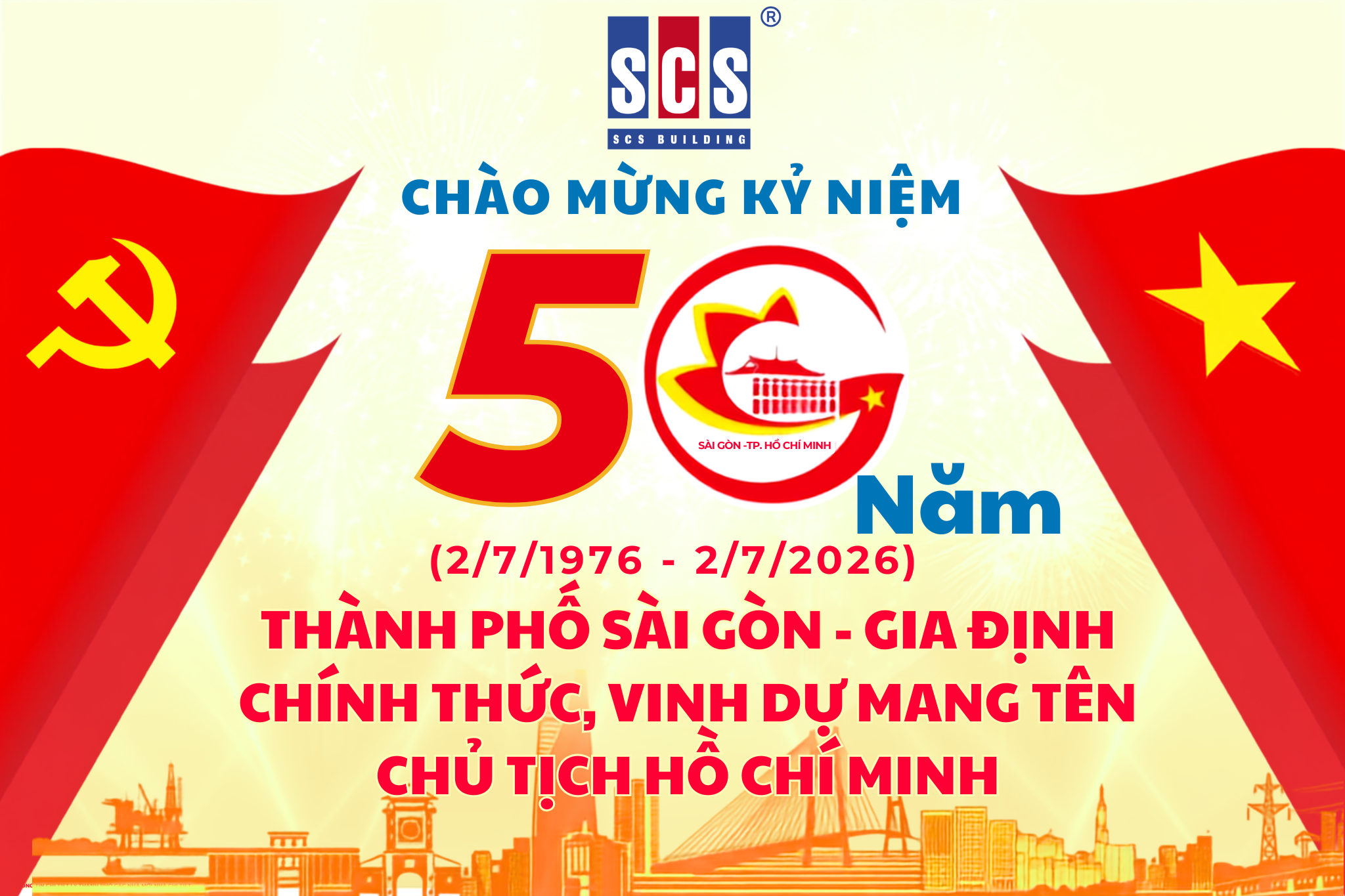 Kỷ niệm 50 năm Thành phố Sài Gòn – Gia Định vinh dự mang tên Chủ tịch Hồ Chí Minh (2/7/1976 – 2/7/2026)